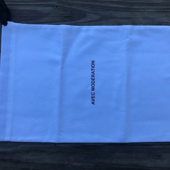 Avec Moderation Dust Bag White Only Dust Bag - Picture 2 of 8